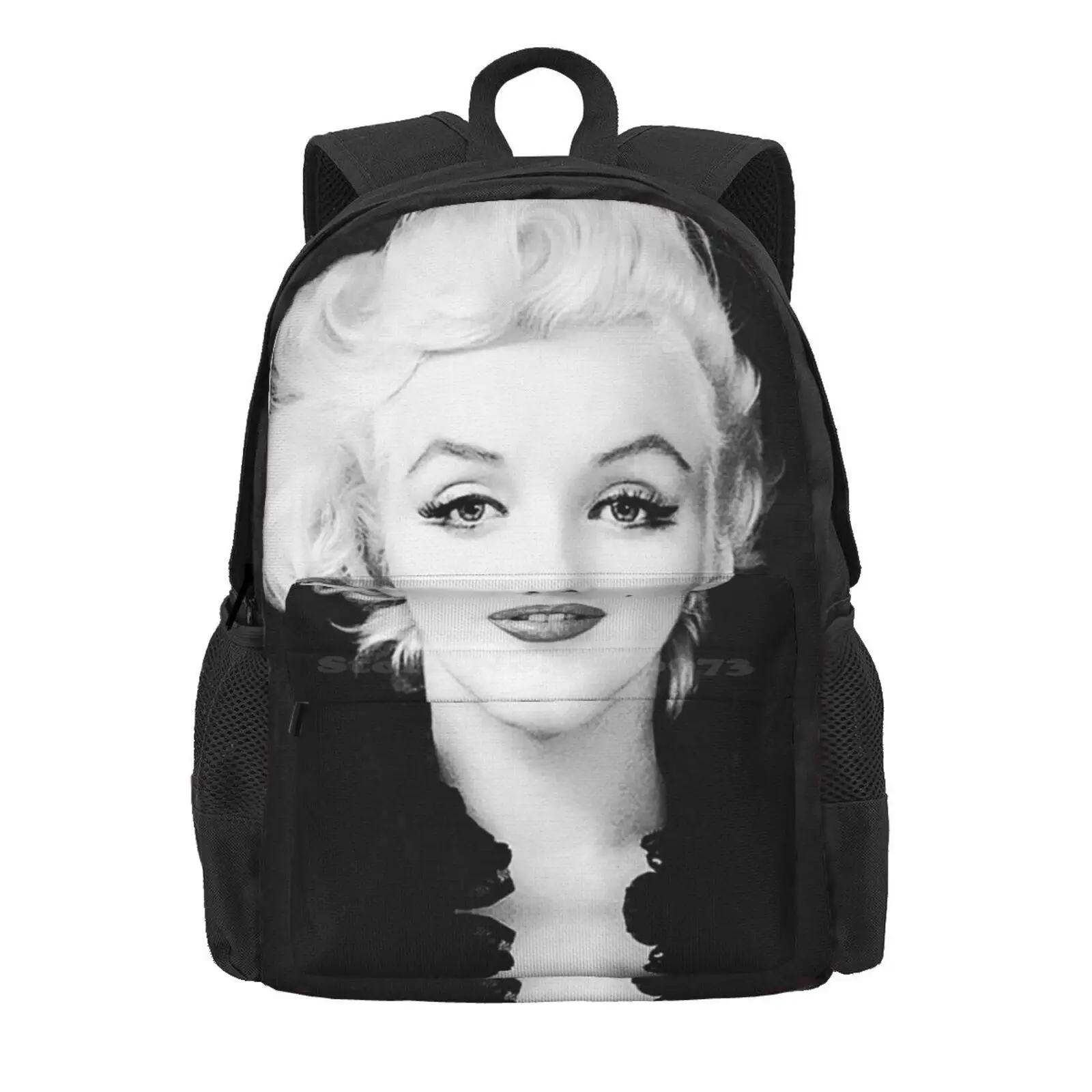 Marilyn Monroe - Bw Vintage - D17 Hot Sale Schoolbag Backpack Fashion Bags Celebrity Celebrities Famous Actress Cinema Marilyn