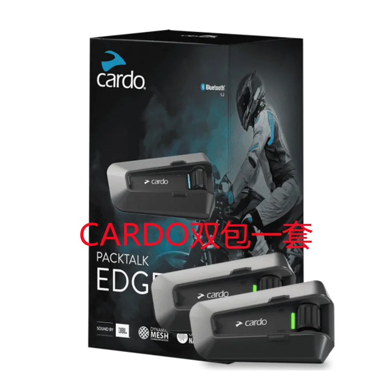 Cardo Edge Helmet Bluetooth Intercom Headset Base is waterproof