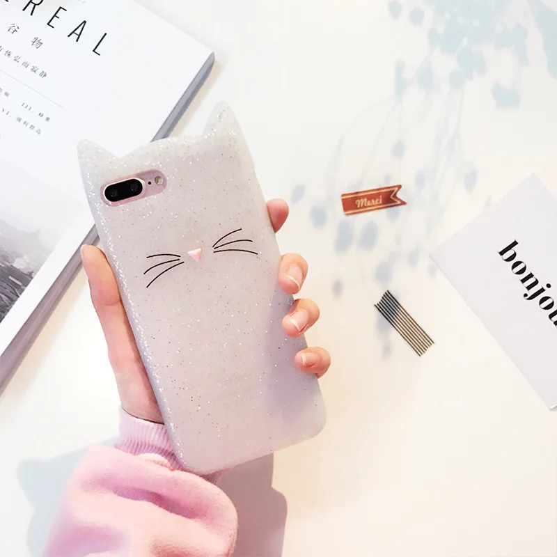 Custodia Silicone Morbida Per IPhone 11 Con Orecchie Da Gatto 3D: Protezione Antiurto E Stile Unico!