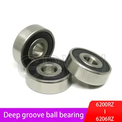 6200-6206RZ High Speed Motor Bearings Rubber Sealed｜ABEC-3 Precision 20K RPM｜For Power Tools/Fans/Drone｜Alloy Steel