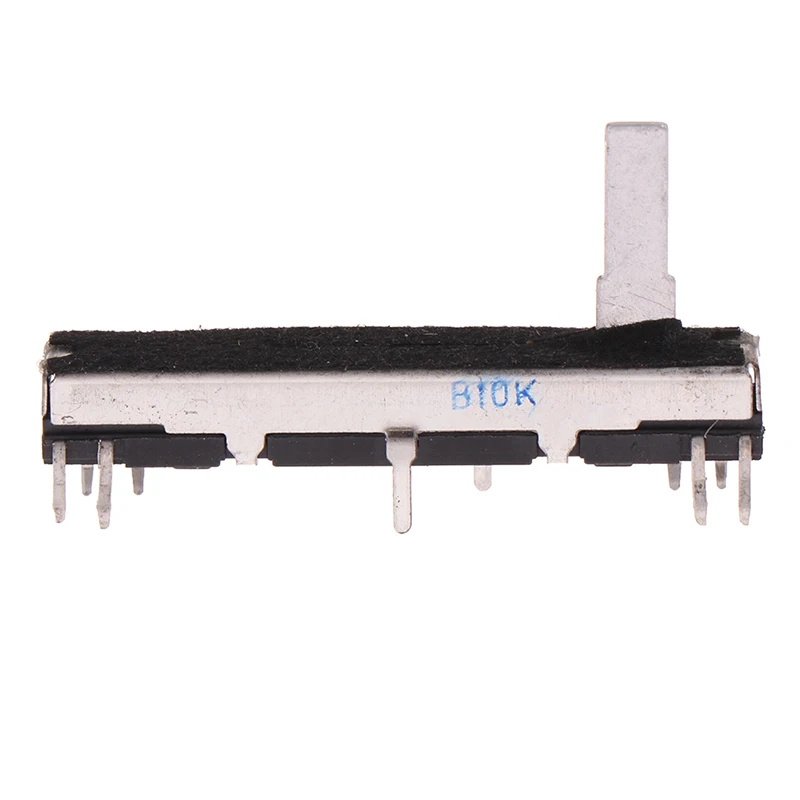 1PCS 45mm Sliding Potentiometer Stereo Channel B10K Axis Sliding Stroke 30mm
