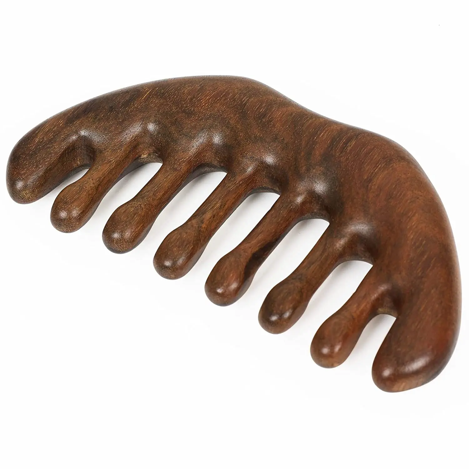 

Wooden Comb Wide Tooth Hair Combs,Scraping Scalp Massage Comb,No Static Sandalwood Head Massage Tool for Men and Women