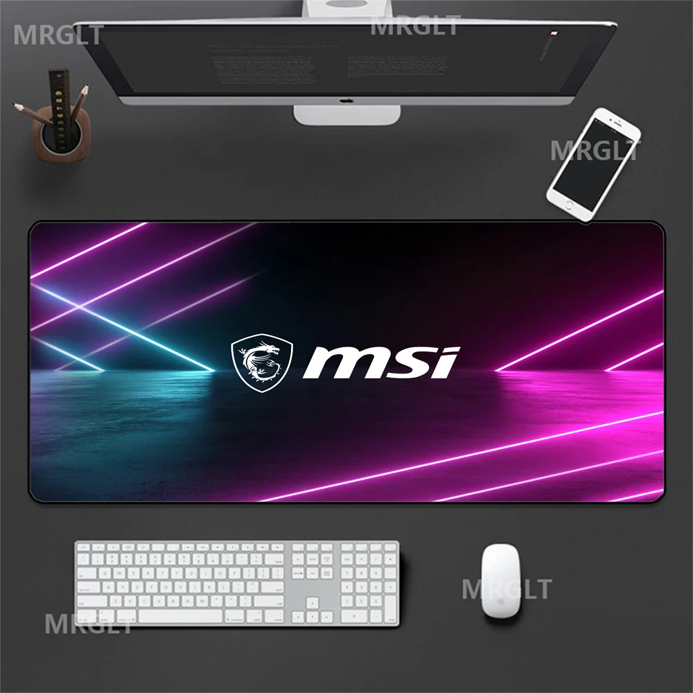 

MSI Mouse Pad Large Gamer Anti-slip Rubber Gaming Accessories Mousepad Keyboard Laptop Computer Speed Mice Mouse Desk Play Mat