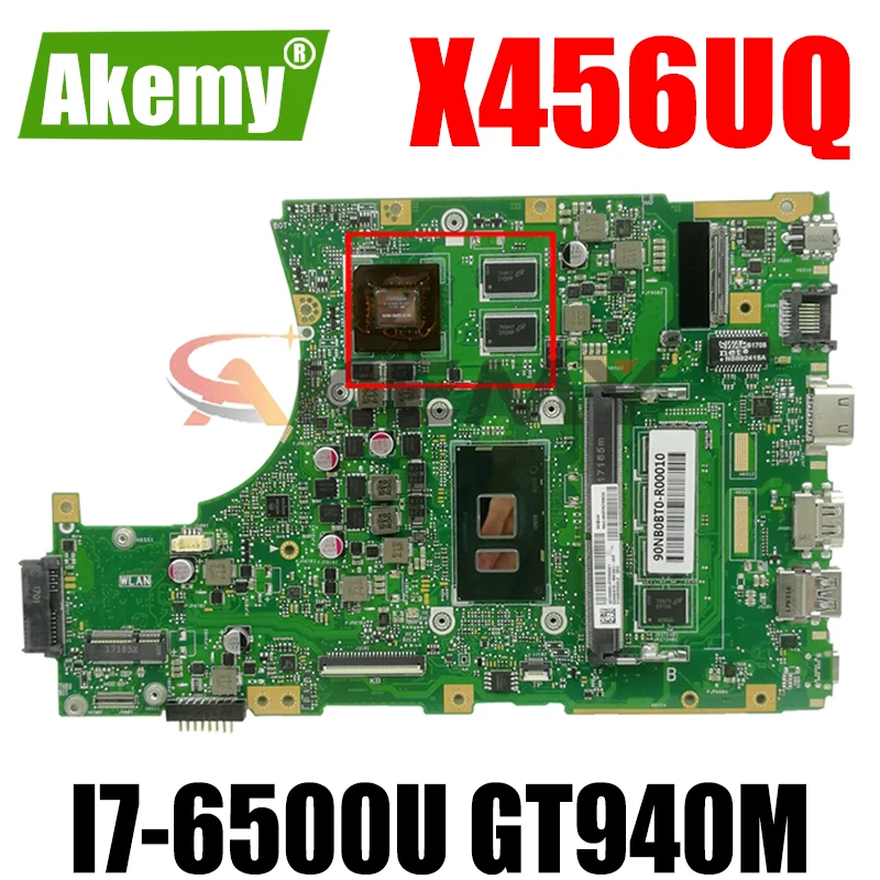 

For ASUS X456UJ X456UQ X456UQK X456UA X456UF X456URK X456UB X456UAM A456U F456U X456UB X456UQ X456FL X456LD Mainboard X456UV