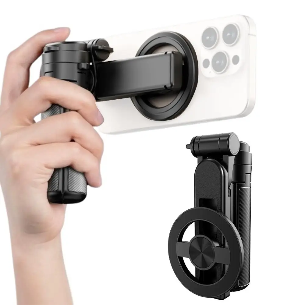 

Магнитный держатель для селфи для мобильного телефона, мини-магнитная палка для селфи, Bluetooth, портативный телескопический держатель для телефона для ручки Magsafe