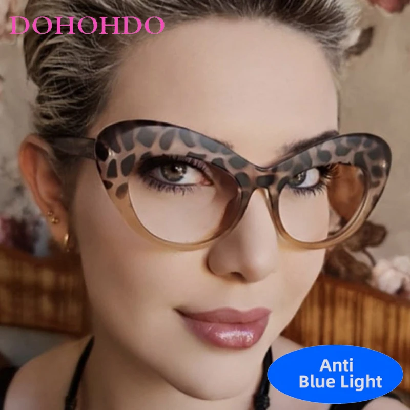 

Trending Retro Cat Eye Anti-Blue Light Women Men Glasses Designer Brand Computer Work Games Optical Protection Eyeglasses Очки