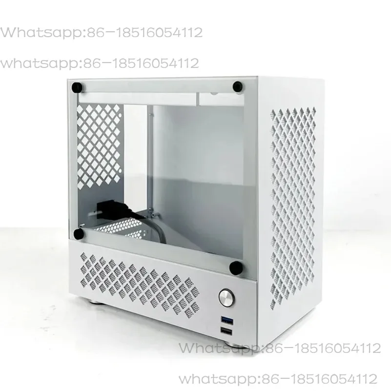 

New S30 Compact MATX Motherboard SFX Power Plug in Independent Video Card Desktop Side Transparent Mini Game Small Chassis