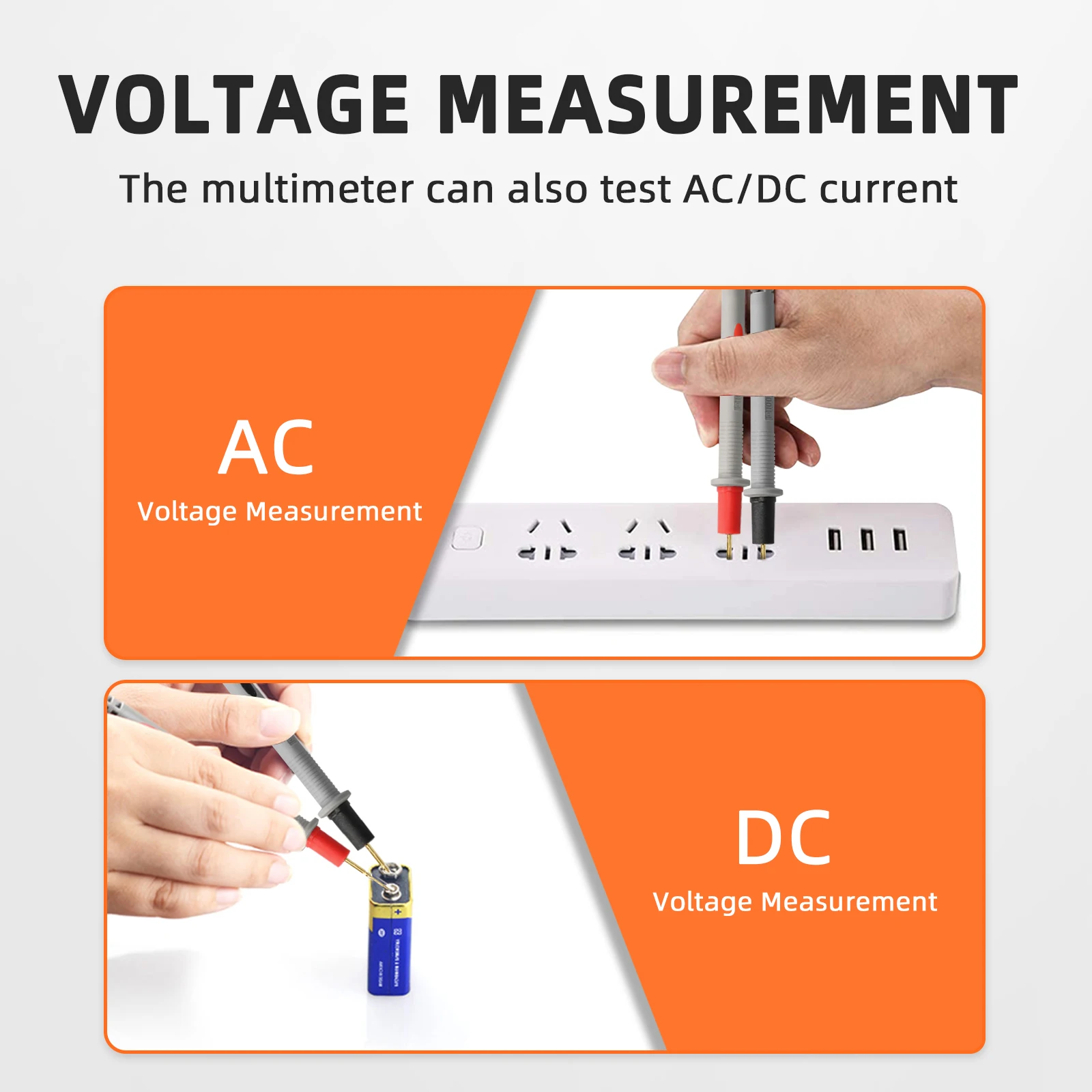 Smart Auto-Ranging True RMS Digital Multimeter, 6000 Count, NCV Non-Contact Voltage Detection, Resistance-Capacitance Testing