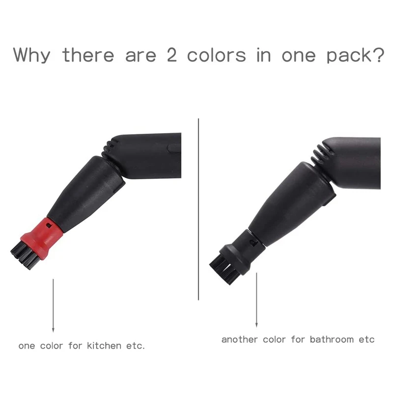 Round Brush For KARCHER SC1 SC2 SC3 SC4 SC5 CTK10 SG4/4 Etc SC Series Steam Cleaner Parts Replacement Nozzle