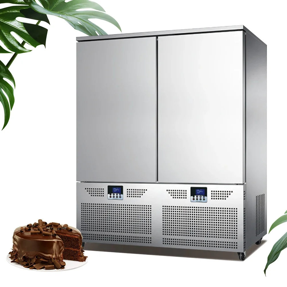 For Factory Direct Sale Vertical -40 Degree Stainless Steel Fast Shock Blast Freezer With Trolley
