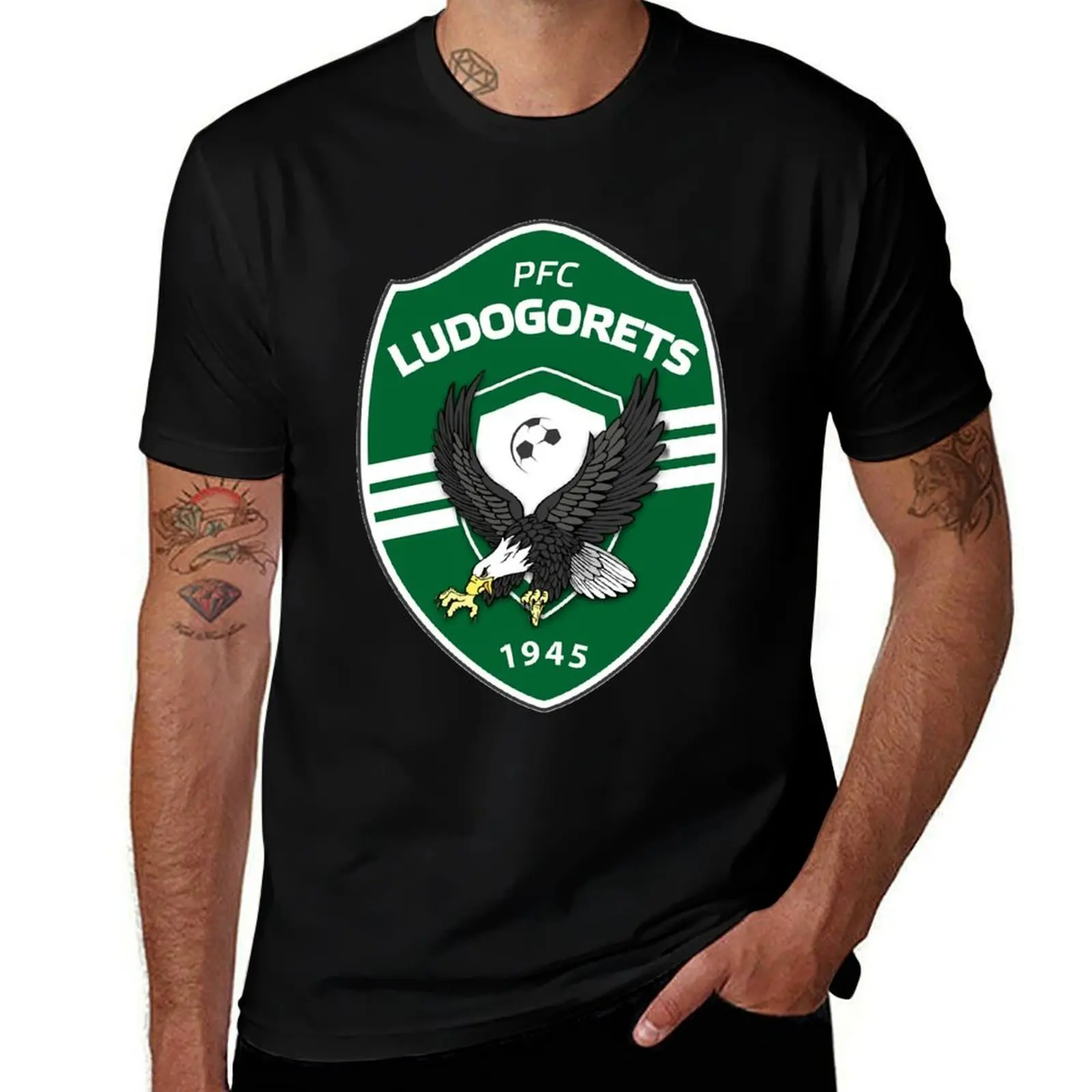 

PFC Ludogorets Razgrad Essential T-Shirt man graphic t shirt cotton t shirts man 100% T-Shirt