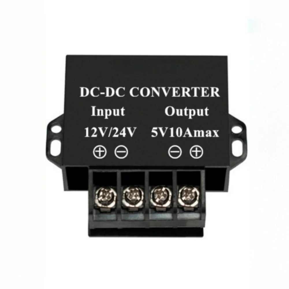 50W 5V 10A Converter DC DC Step Down Power Supply for LED Panels Car Electronics Input 8-35V 12V 24V Compatible