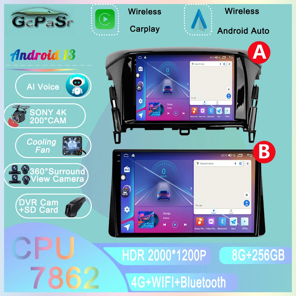 

Android 13 For Mitsubishi Eclipse Cross 2018 - 2019+ Car Radio Autoradio Stereo Multimedia Navigation GPS WIFI Player No 2din BT