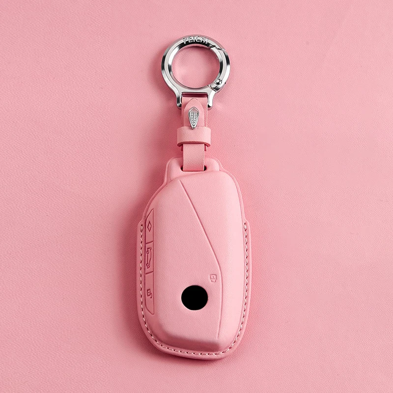 

For BMW X5 Key Case Compatible with 2024 X1/X7 Models Fits 7 Series 735Li/iX/XM/X6/i Series Protective Car Key Cover