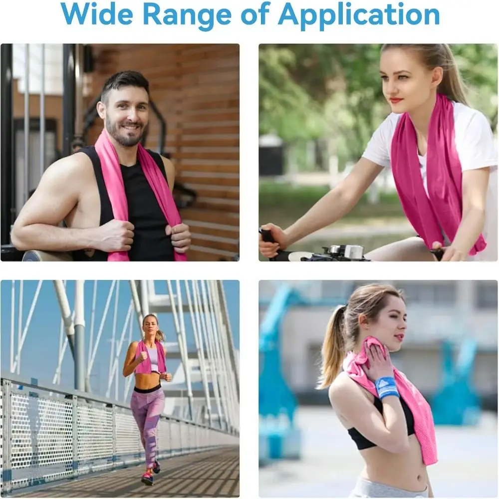 Breathable Cooling Towel Ultra Soft Lightweight Microfiber Towels Sunstroke Prevention Quick Drying Bath Beach Towel