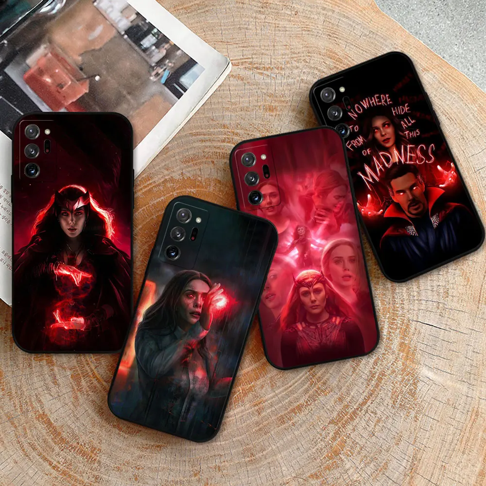 

Marvel Wanda Scarlet Witch Case For Samsung Galaxy Note 20 10 Ultra Plus A30 A24 A23 A22 A21S A20S A14 A13 A12 A11 A10 5G Cover