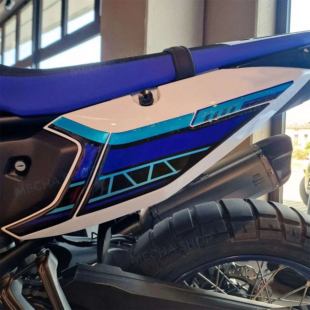 For Tenere 700 Tenere700 2025 2026 Sticker 3D Epoxy Resin Sticker Side Pad Fender Protection Kit