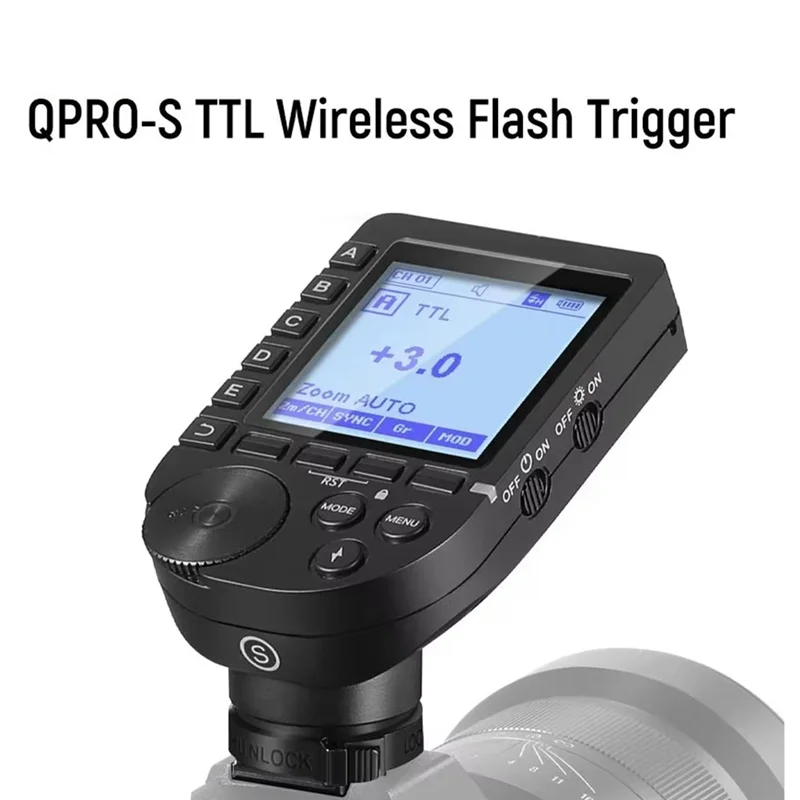 ABKI-NEEWER QPRO-S TTL HSS Wireless Flash Trigger 1/8000S mit LCD-Bildschirm für Sony Kamera