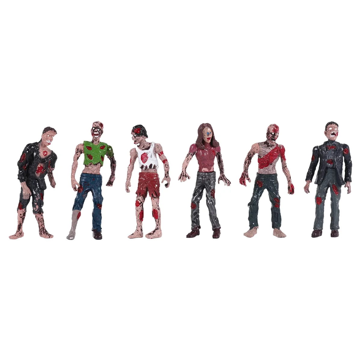تتجه الآن 6 قطعة/الوحدة 10 سنتيمتر المشي الميت زومبي عمل أرقام اللعب شخصيات الفيلم عمل غيبوبة أرقام لعبة أطفال