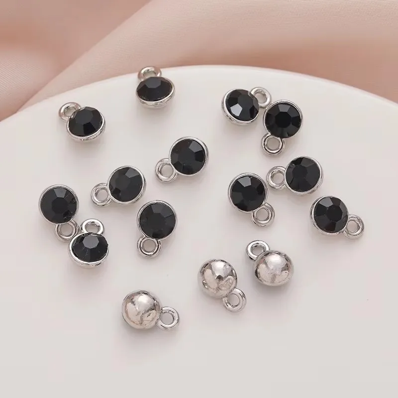 10 pcs Fashion Summer Minimalist Metal Enamel Multi Color Small Diamond Cup Earrings, Girls' Boutique Meteor Jewelry Accessories