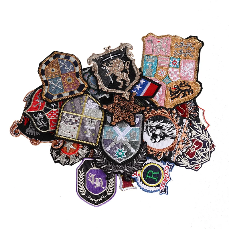 Commemorative medal icon Embroidered Clothing Patches DIY Clothes Patchwork patches Coat trousers bags decoration Stickers