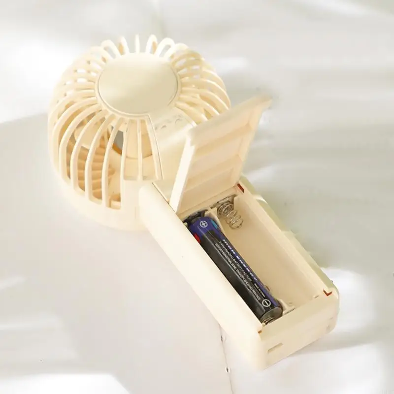 

Portable Mini Fan Summer Handheld Fan AM4 Battery Operated Lightweight Small