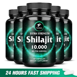 Fulimiks Shilajit 10000mg Maximum Potency Organic Capsules  with Fulvic Acid&Trace Minerals for Enhanced Energy & Immune Support