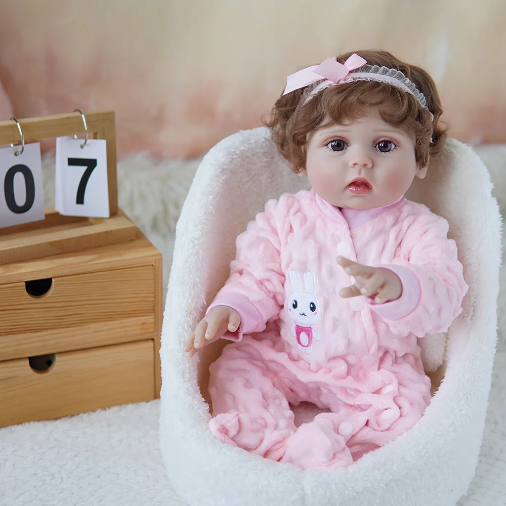 

Полностью резиновая водорастворимая имитационная кукла 48 см, мягкая и реалистичная детская игрушка в подарок, кукла-рерождение