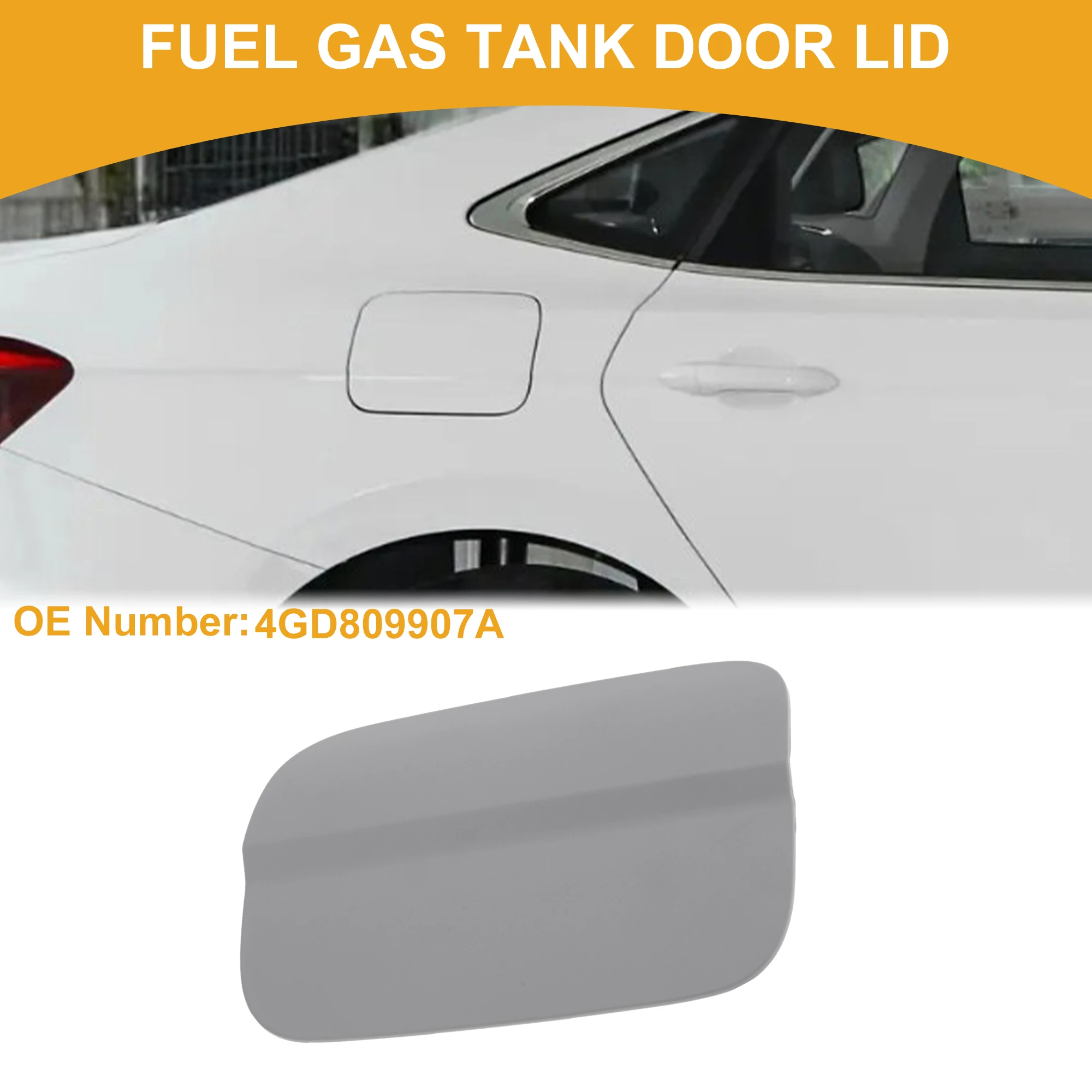 

UXCELL Fuel Tank Door Cap for Audi A6 C7 2012-2018 Clip Type No.4GD809907A Primer ABS