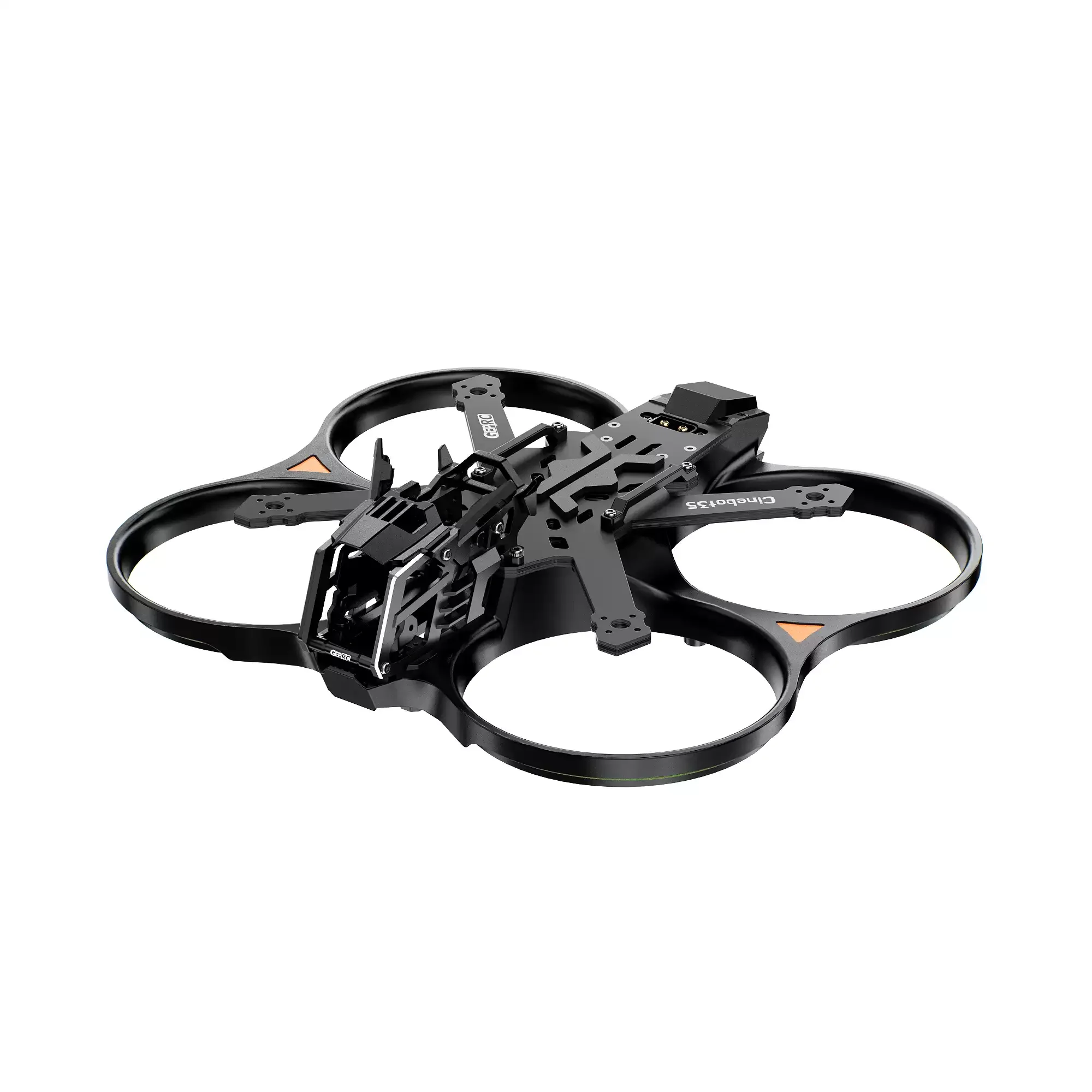 GEPRC GEP-CT35 Cinebot35 Frame with LED Light Strip, 3.5 Inch Cinewhoop Carbon FPV Drone Frame 167mm Wheelbase