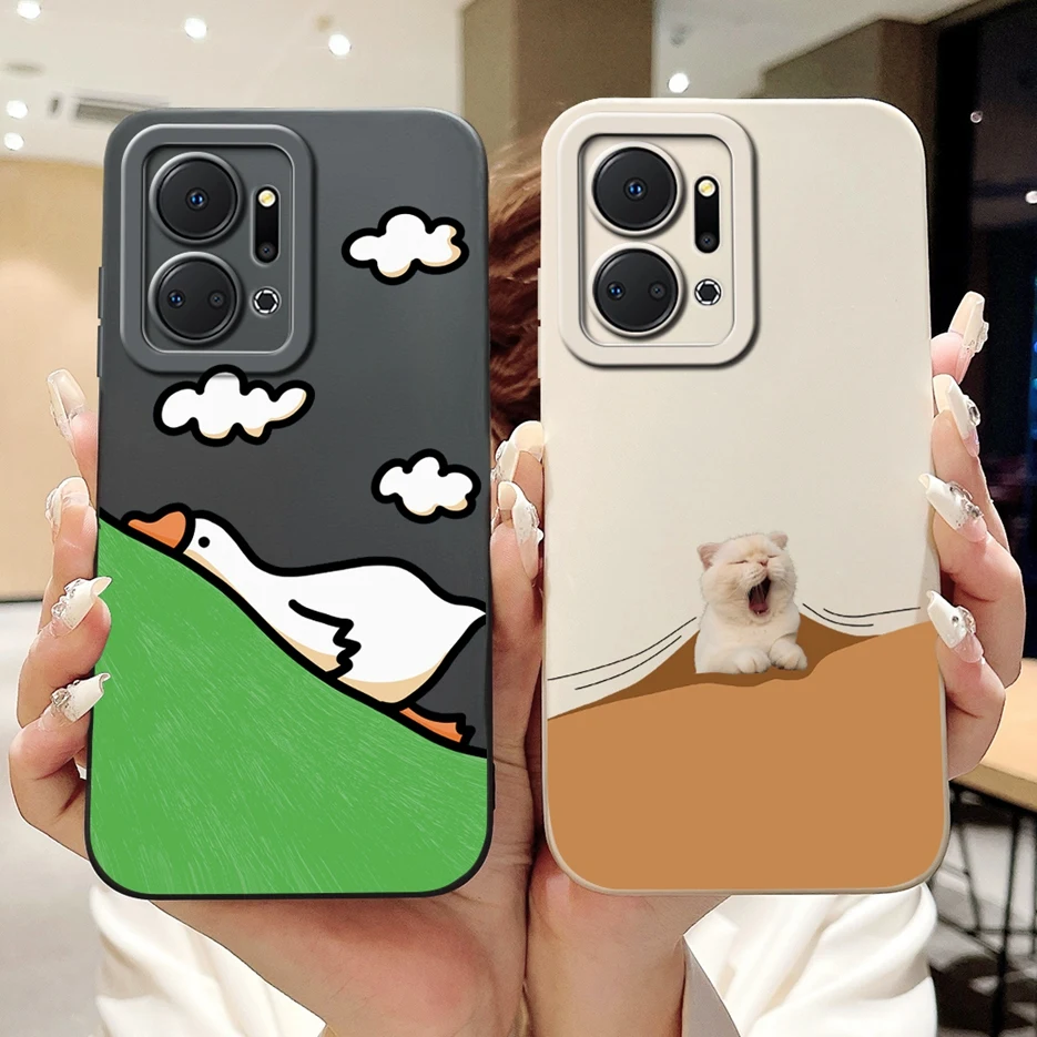 For Honor X7 X7a X7b Case Cute Panda Cartoon Cover Soft TPU Phone Case For Honor X7b X 7a HonorX7 HonorX7a HonorX7b Fundas Coque
