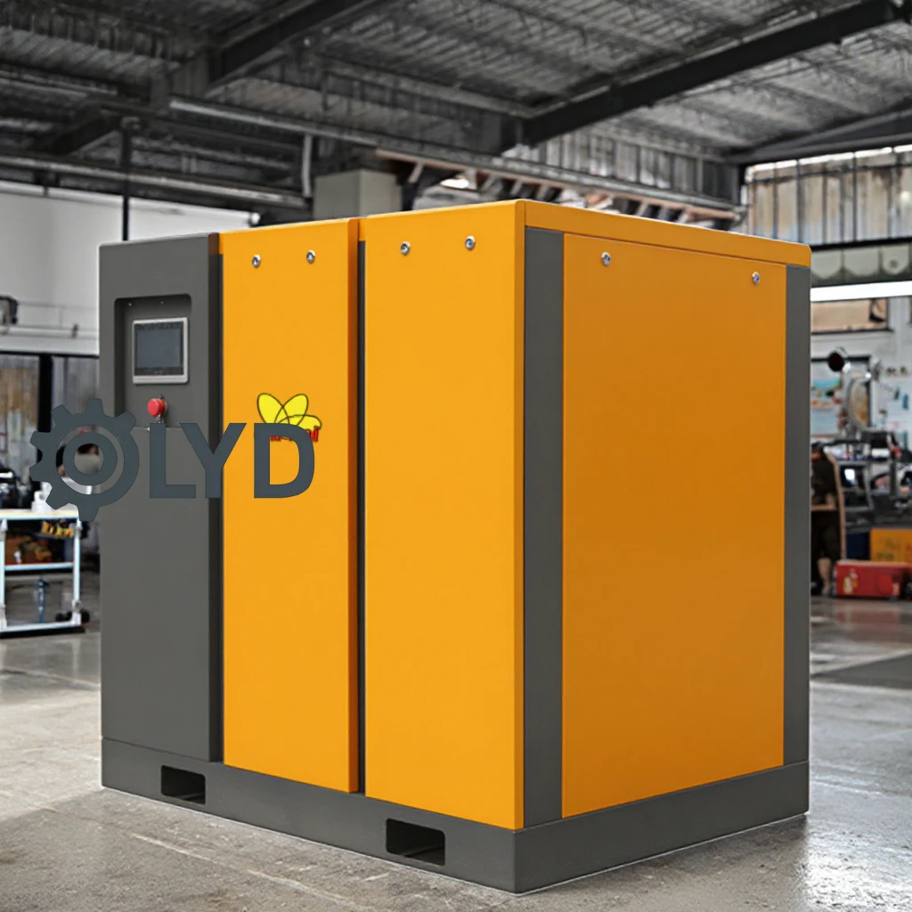 7.5KW 11KW 15KW 22KW 37KW 20hp 30hp VSD With Inverter Tank Air Dryer Energy Saving Rotary Screw Air Compressor Price 8Bar 10Bar