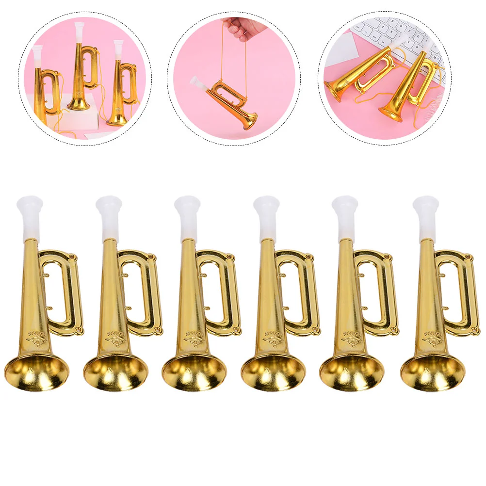 10 Pcs Props Cheering Horn Child Musical Toy Trumpet Abs Clarinet Learning Wear-resistant Kids