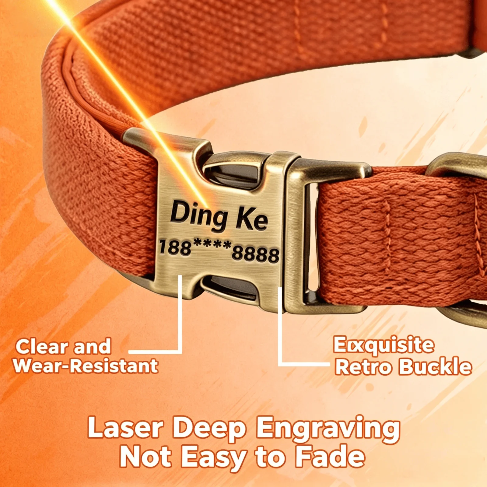 Personalized Dog Collar Leash PU Leather Dog Collars With Walking Lead Rope Free Custom Pet ID Necklace for Small Large Dogs Pug