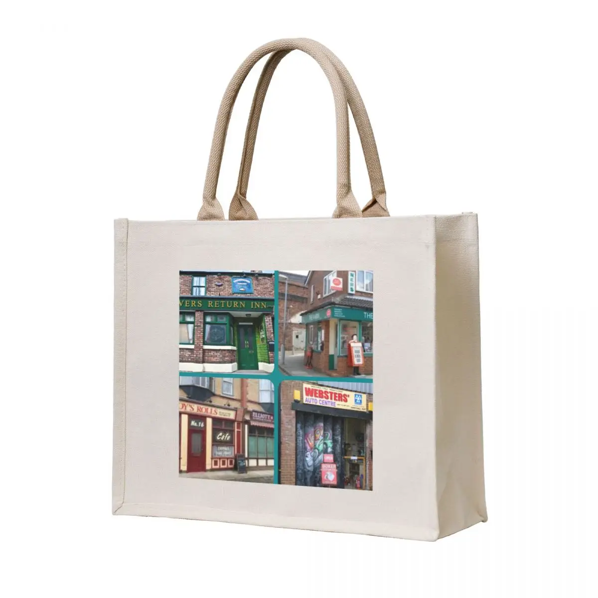 

Corrie iconic buildings Tote Bag custom bags Canvas bag Eco bag