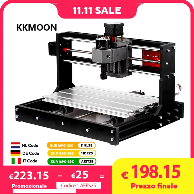 KKMOON CNC 30*18 Pro GRBL Control DIY Mini CNC Machine 3 Axis Pcb Milling  Machine Wood Router Engraver with Offline Controller - AliExpress