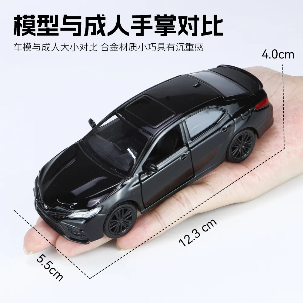 1:36 Toyota Camry Car Model Replica Diecast Vehicle Miniature Home Office Interior Decor Xmas Gift Kid Boy Toy D168