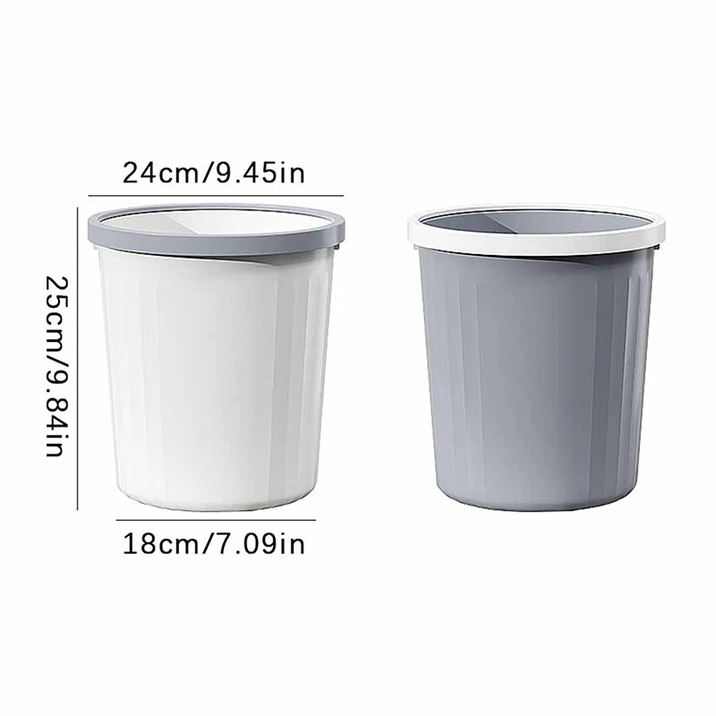 Large Capacity Nordic Trash Can Household Waste Bin Can For Bedroom Kitchen Modern Style Storage Bucket Decoration