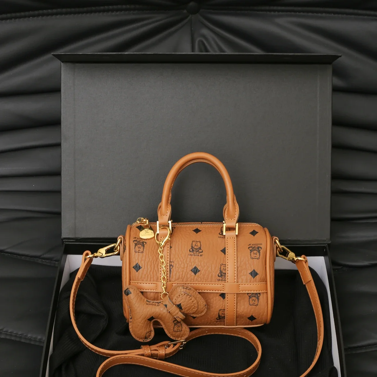 

Superstar Approved Crossbody Bag - Trendy Women's Tote With Paris Leather Design & Vintage Flair