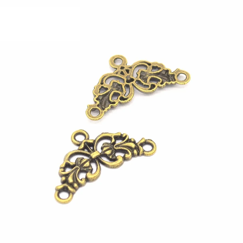 20pcs 골동품 실버 컬러 목걸이 결과 금속 매력 펜던트 쥬얼리 DIY 매력 수제 G105 만들기