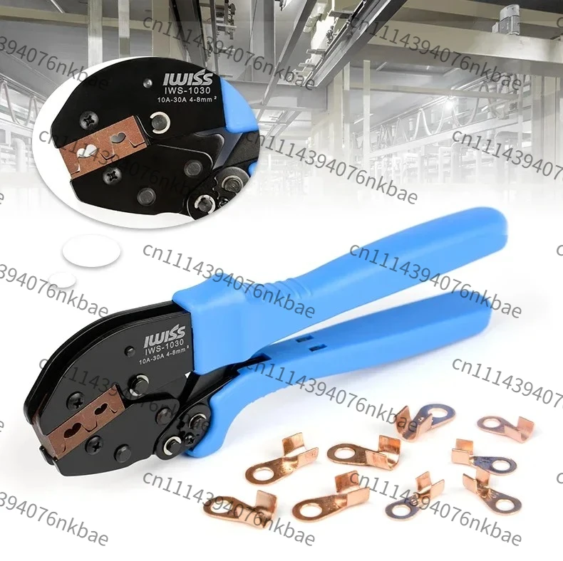 IWISS Open Nose Terminal Crimping Pliers, IWS/HX Series Copper Aluminium Lug Crimper 5-100A