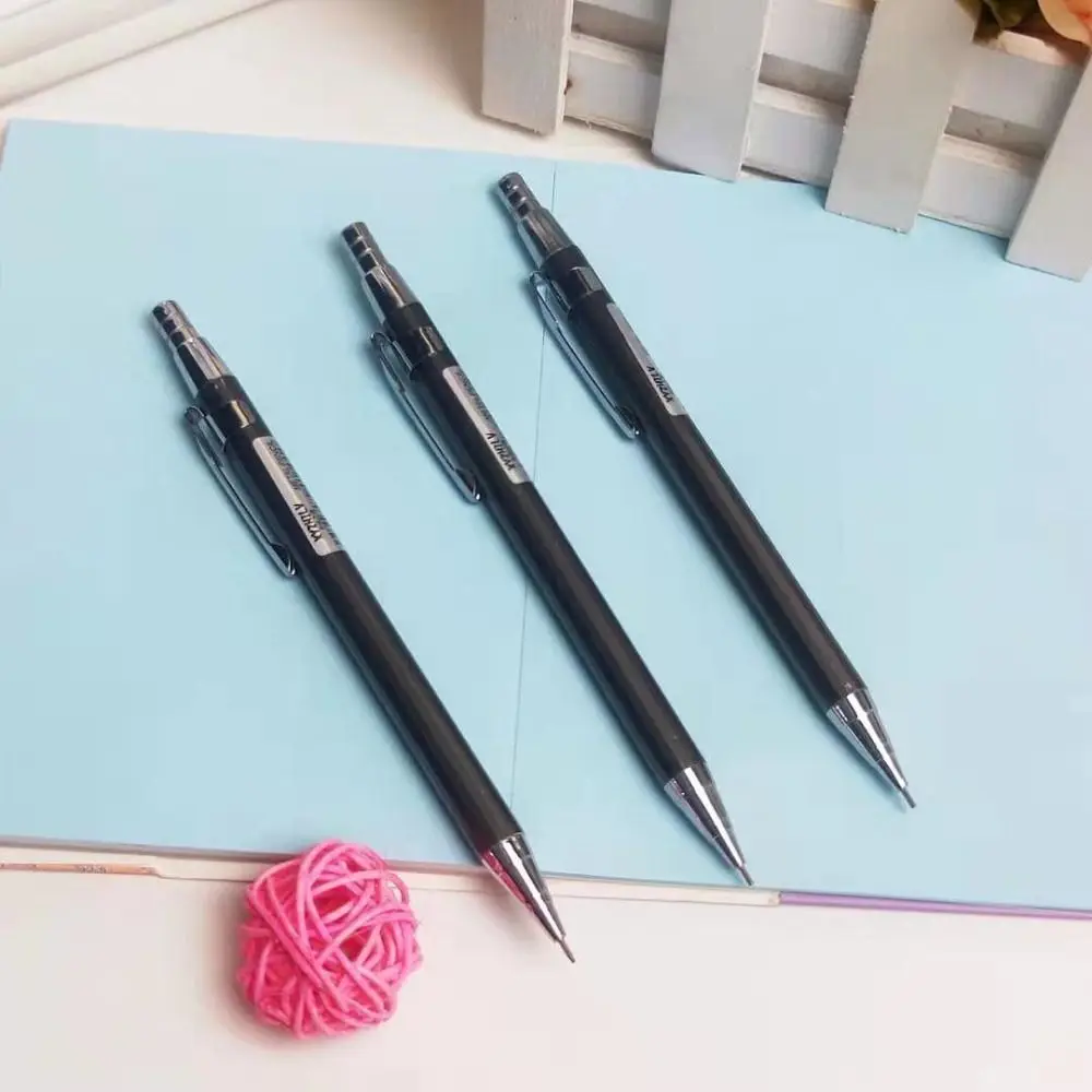 0.5/0.7MM Mechanical Pencil Metal Sketch Comics Design Propelling Pencil Drawing Writing Tool Automatic Pencil School Office