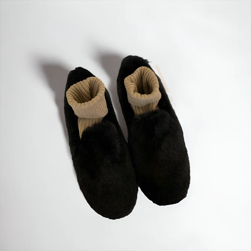 women's-fur-slippers-5cm-thi-bot-bean-oes-retro-fce-lined-lazy-cotton-boat-oes-korean-sle-flat-mid-heel