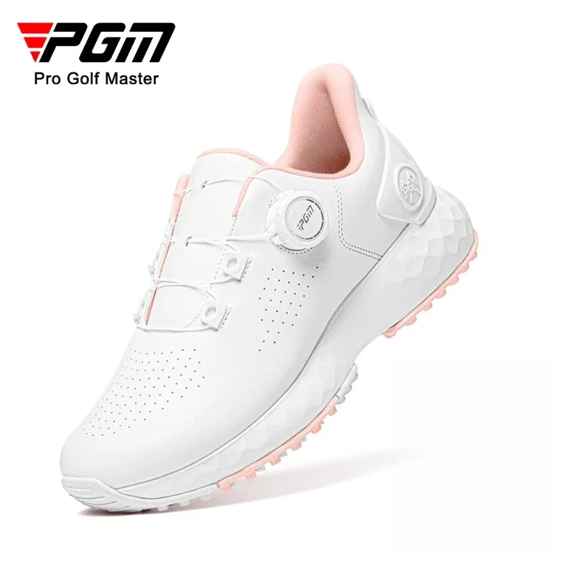 

PGM Women Golf Shoes Breathable Knob Lace Boosting Sports Sneakers XZ424