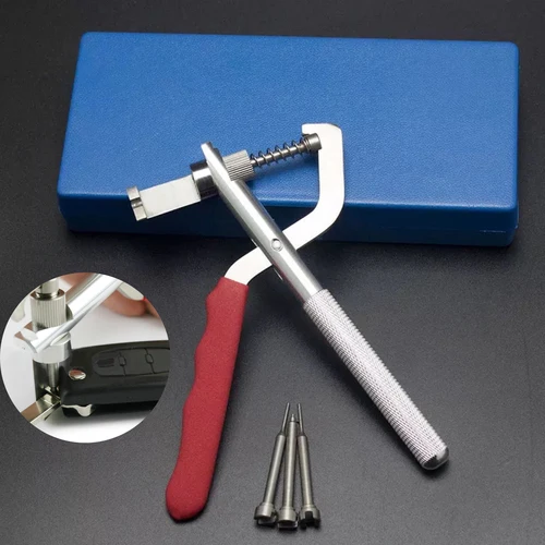 Imagen 2 del producto Herramientas de desmontaje de llaves plegables para coche, herramienta de abrazadera, herramienta de reparación de pasadores de hoja duradera, herramienta de extracción de pasadores de montaje para alicates de desmontaje