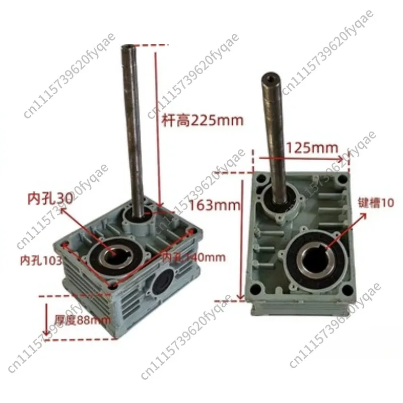 Carton Machine Parts, Water Ink Printing Slotter Dual Stage Worm Gear Box