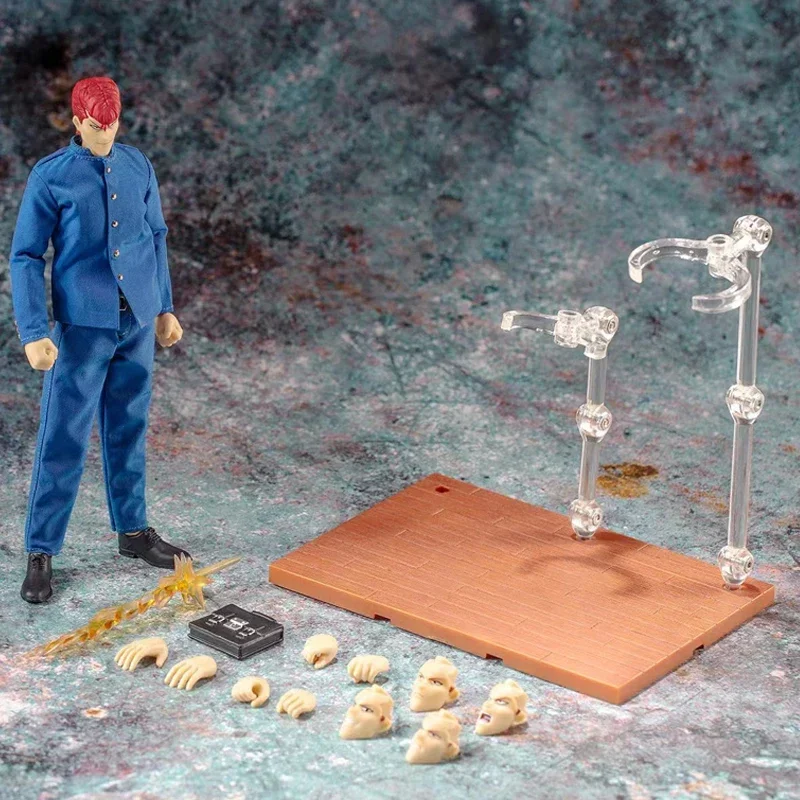 شخصية أكشن داسين PVC ، ألعاب رائعة ، GT YuYu Hakusho ، Urameshi Yuusuke ، Yoko Kurama ، Jaganshi Hiei ، Kuwabara ، Kazuma ، SHF ، في المخزن #2