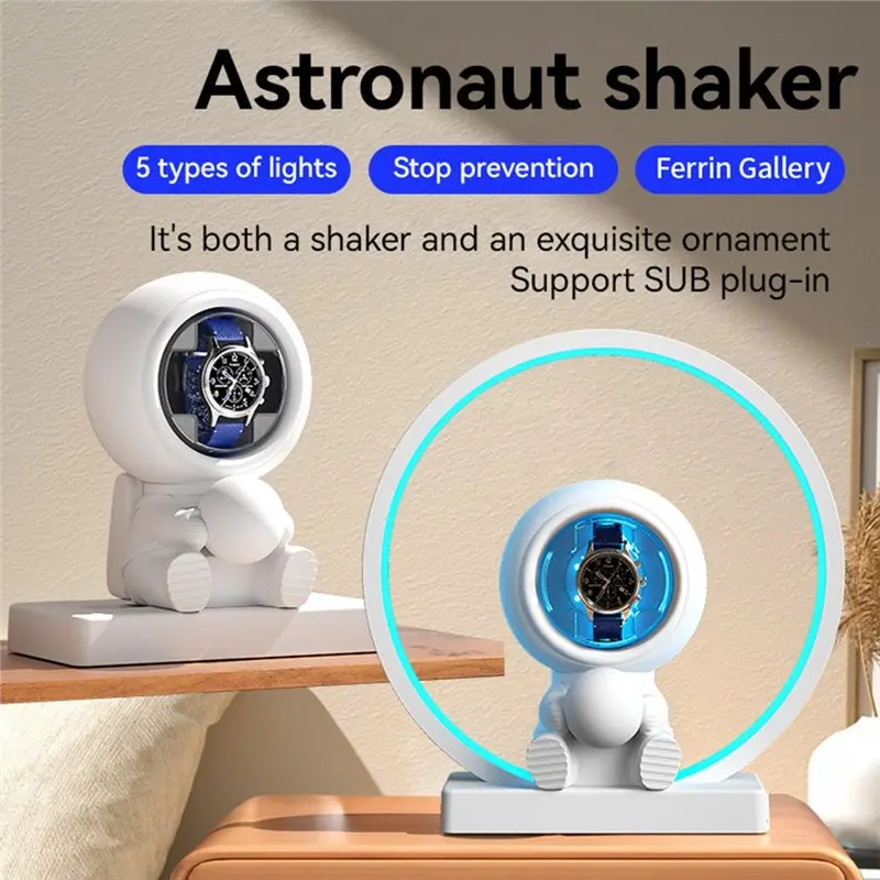 A32HOT-Mechanical Watch Winder Automatic Swinging Device, Watch Display Box Watch Rotation Winding Device