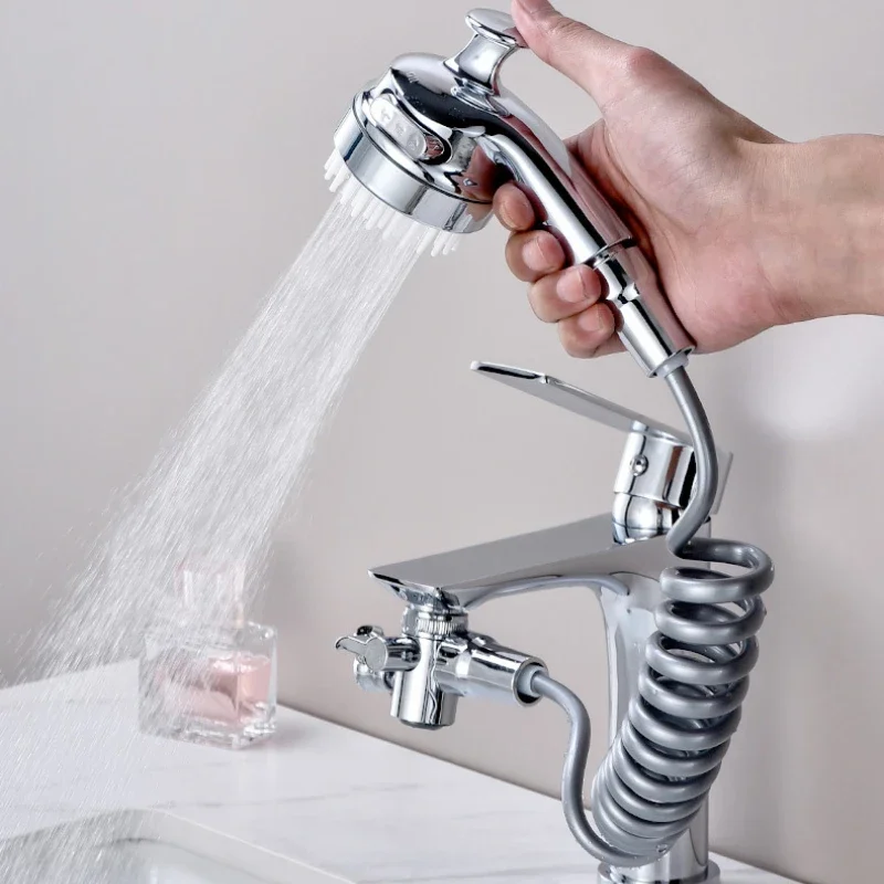 Bathroom faucet accessories, honeycomb filter, external shower for basin,