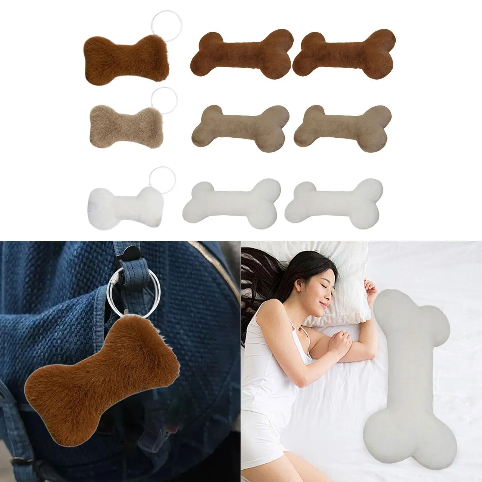 

Имитация кости в форме плюшевой игрушки в форме кости, плюшевая подушка для семьи, мальчиков и девочек